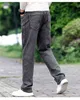 Bomull Vår Höst Mens Lossa Jeans Straight Classic Denim Byxor Man Tvättad Baggy Grå Designer Causal Man 211111