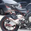 BMW S1000RR 쉘에 적합 탄소 섬유 후방 펜더 및 토양 제거 09-18 K02