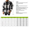 Men Harajuku Color Block Plaid Shirt 2021 Mens Streetwear Thick Shirts Long Sleeve Male Vintage Korean Fashions Clothes Dropship Men's Casua