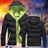 MEN Winter Coat Down jacket Thicken Warm Jackets Personality Hooded Coats Outdoor Puffer Fashion Bubble 211214
