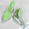 Slippers Women's Transparent Wedges Sexy Shoes Basic 2021 Fashion Women Punk Summer