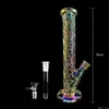 Neue Ölplattformen Glasbongs Shisha Großer Waben-Perc-Raucher-Bubbler mit 3-lagigem Filter Hochwertige Perkolator-Bongs