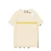 21SSメンズファッション夏Tシャツ服刺繍パーソナライズティーストリート24彩色スタイルレターパターンプリントメンズ半袖通気性