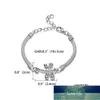 Fashion Silver Color Animal Chain Bracelets Dragonfly Butterfly Love Heart Charm Bracelets for Women Jewelry Gift Pulseir Factory price expert design Quality