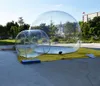 Outdoor 5m dia Camping Clear Inflatable Bubble Tent house Air Dome Igloo Transparent with Single Tunnel,tow rooms Privacy Tents