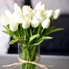 Tulp Kunstbloem Real Touch Kunstboeket Nep Bloem voor Bruiloft Decoratie Bloemen Thuis Garen Decor