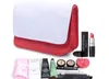 5pcs Cosmetic Bags Sublimation DIY White Blank Oxford Plain Zipper Phone Flap Cover Clutch Bag