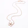 gold plated jewelry with white bearing butterfly with diamond copper plated rose gold necklace bracelet set wjl36117680023