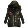 Kinder Winterjacke Jungen mit Kapuze Baumwolle tragen Schnee warmen Mantel für Baby Boy 3 - 6 Jahre Kinder Mantel Kleidung 211203