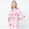 Moeder-to-be zwangerschap pyjama's nachtkleding lounge vrouwen bevalling bloemen jurk moeder verpleegkunde zwangere nachthemd moederschap slaap jurk BHB64