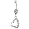 YYJFF D0133 STAR OCH MOON BELLY NAVEL RING Mix Colors