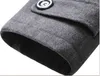 Velo dos homens com capuz de lã grossa Winter Casaco Brand Long Wool Trench Revestimento Homens Casual Pocket Pocket Overcoat com capa removível 211119