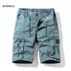 Ruppshch Hommes Summer Casual Outdoor Militaire Poche Cargo Pantalon Shorts Mode Twill Coton Camouflage 210713