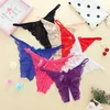 Spitzen-Slips ohne Schritt, durchsichtiger G-String, Dessous mit offenem Schritt, Damen-Tangas mit niedriger Leibhöhe, Damen-Unterwäsche