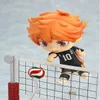 Haikyuu figurerar Hinata Syouyou 489 # 563 # 461 # 605 # Kageyama Tobio Figur PVC 10cm Japanska Anime Volleyboll Figurer H0824