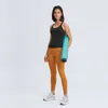 129 Mouwloos Yoga Vest T-shirt Effen Kleuren Damesmode Outdoor Yoga Tanks Sport Running Gym Tops Kleding