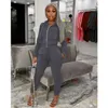 Designers Clothes tracksuits 2023 Suede hooded long sleeve sports two piece set women's solid color leisure suit Print