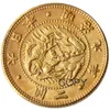 JP(03-05)Japan Asien Meiji 9/10/13 Jahr 2 Yen vergoldete Handwerksmünze Kopie Heimdekorationszubehör