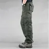 Mode Style militaire hommes Cargo pantalon décontracté Multi poches tactique militaire pantalon printemps coton armée pantalon hommes 8 poches