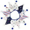 Mode coton couleur fête décoration Triangle tirer drapeau mariage suspendus bannière enfants anniversaire drapeaux 3.2 m