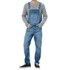 Mens Jeans Denim Dungares macacão Bib e Crebra Jumpsuit Calças Romper 210716