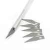 Lames de coupe antidérapantes, couteaux artisanaux de gravure, lames de couteau de Scalpel en métal, outils manuels de réparation pour ordinateur portable et téléphone portable DAF321