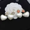 New Pearl Arrings Meat Pink Women039S Sweet Elegance Elegance Halloween Christmas Fashion 2022 Silver 925 Jewelry5481215