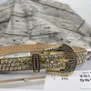 4.0cm Classic Bb Simon rhinestone Belt with bling rhinestones for mens Women Designer belts as gift