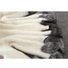 Faux bontjas vrouwen herfst en winter mink fox bont kraag hooded jas plus size 6XL top vrouwelijke kerstkleding 210928