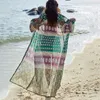 Maillots de bain pour femmes 2021 Bikini Cover-ups Imprimer Femmes Summer Kimono Robe Robe Beach Wear Maillot de bain Cover Up Cardigan Robes Wrap