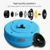 Fax5 Mini Bluetooth Portable Högtalare Vattentät Trådlös Handsfree Subwoofer för duschar Badrum Pool Bilstrand Utomhushögtalare