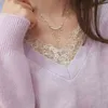 925 argento nappa collane fatti a mano oro riempito naturale pendenti di perle kolye choker collares chocker gioielli per le donne