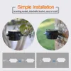 Outdoor LED Gutter Lights Solar Powered for Fence Roof Garden Yard Wall - Warm White