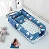 Cuna portátil para bebé recién nacido, cama nido para bebés, niños y niñas, cuna de algodón infantil de viaje, juegos de dormir para bebés 985 V2