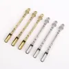 Pala d'oro Dab Dabber Strumento cera erba secca Accessori per fumatori Strumenti per piattaforme petrolifere Tubi di vetro a mano