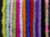 Parti Dekorasyon Renkli Tüy Şeritler Çap 8-10 cm 2 metre / grup Kabarık Türkiye Tüyler Boa Siyah Beyaz Tüyler El Sanatları Boas Strip Carn Için