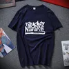 T-shirt da uomo Naughty By Nature Old School Hip Hop Rap Skateboardinger Music Band anni '90 Bboy Bgirl T-shirt in cotone nero T Shir290j