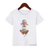 Neuankömmling 2021 Zwei Booba-Animation für Cartoon Print Kids T-Shirt Sommer weiß kurzärmelige lustige Boy/Mädchen T-Shirt Tops Drop Sh294t