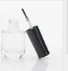 2021 Новый 10 мл Круглая прозрачное стекло Пустая бутылка с кистью Макияж Инструмент для ногтей Польровальные пустые косметические контейнеры