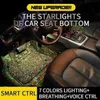 New Car Interior Foot Light Auto LED Strip Atmosphere Lampada decorativa Colori Styling USB RGB LED Bulb Controllo vocale musicale