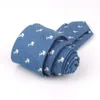 Jeans Ties for Men Skinny Neck Tie Wedding Business Casual Print Ties Denim Suits Slim Gravatas