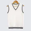 Men's Vests Harajuku British School Uniform V-Neck Vest Japanese JK Sleeveless Sweater Cotton Tops Couples Suit Green & Light Beige Stra22