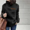 Kvinna Höst Vinter Tjockad Solid Färg Tröjor Zipper High Neck Warm Fluffy Casual Sweater Plus Size Fashion Pullover 210914