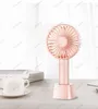 Ventilador de mão portátil mini ventiladores de mão com USB recarregável de 3 velocidades mesa pessoal para viagens de verão no escritório doméstico