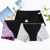 Women039S trosor Läcksäker Boyshorts för kvinnor Absorberande boxare Briefs Menstruation Underkläder Mid midja Cotton9116326