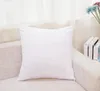 Sublimation 45*45cm Square Pillowcover DIY Blank Pillow Case Heat Transfer Sofa Pillow-Cases without insert polyester Throw Pillow-covers SN2925