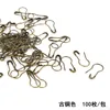 100 pcs Pin Colorido Pinos De Segurança De Metal Clipes Marcador Tag Gourd Pins Seguro Artesanato De Tricô Cruz Stitch Titular DIY Kit De Costura JJA12446