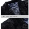 メンズウールブレンド秋の冬の短いウールコートメリノメン韓国ミンク模倣ジャケットトレンディヘビーカレットメンズオーバーコートプラスサイズS-4