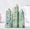 5-6 cm Fynchenite naturale punto di cristallo bacchetta torre artigianato guarigione obelisco quarzo Reseda verde ornamento per la decorazione domestica pietra di energia Reiki