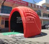 Customized color giant inflatable igloo dome tent with tunnel entrance playhouse factory